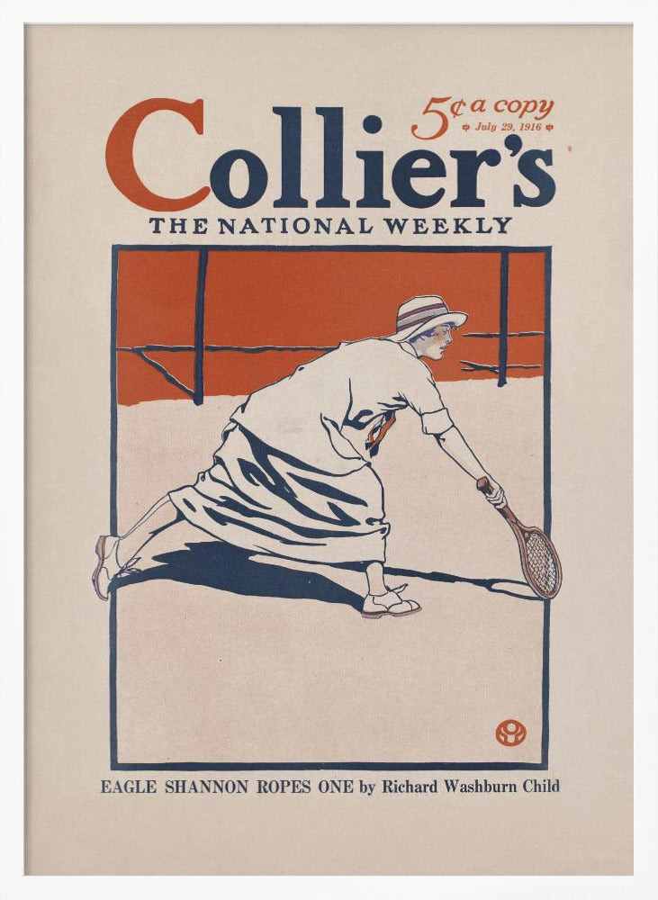 Collier's, the National Weekly, Eagle Shannon Ropes One - Poster / Art Print