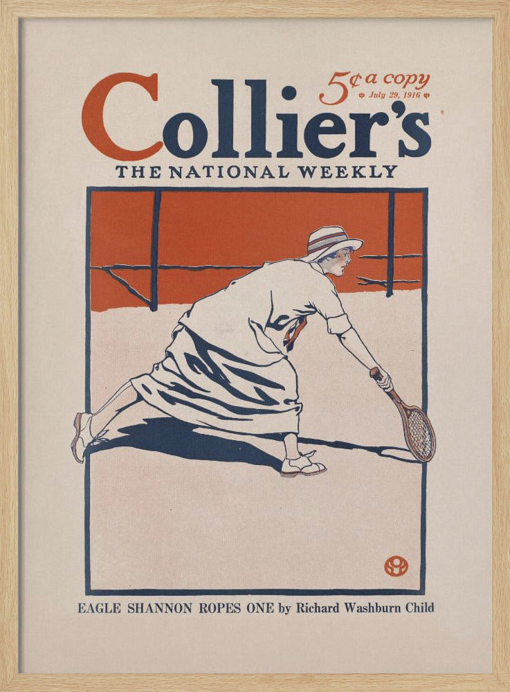 Collier's, the National Weekly, Eagle Shannon Ropes One - Poster / Art Print
