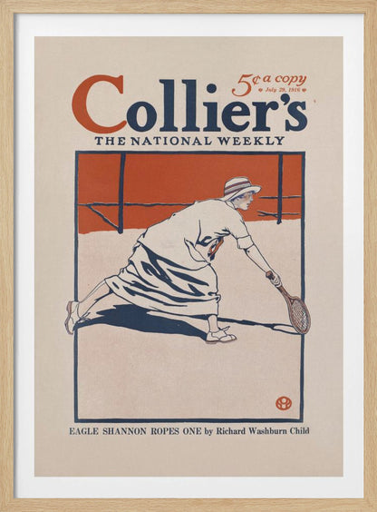 Collier's, the National Weekly, Eagle Shannon Ropes One - Poster / Art Print