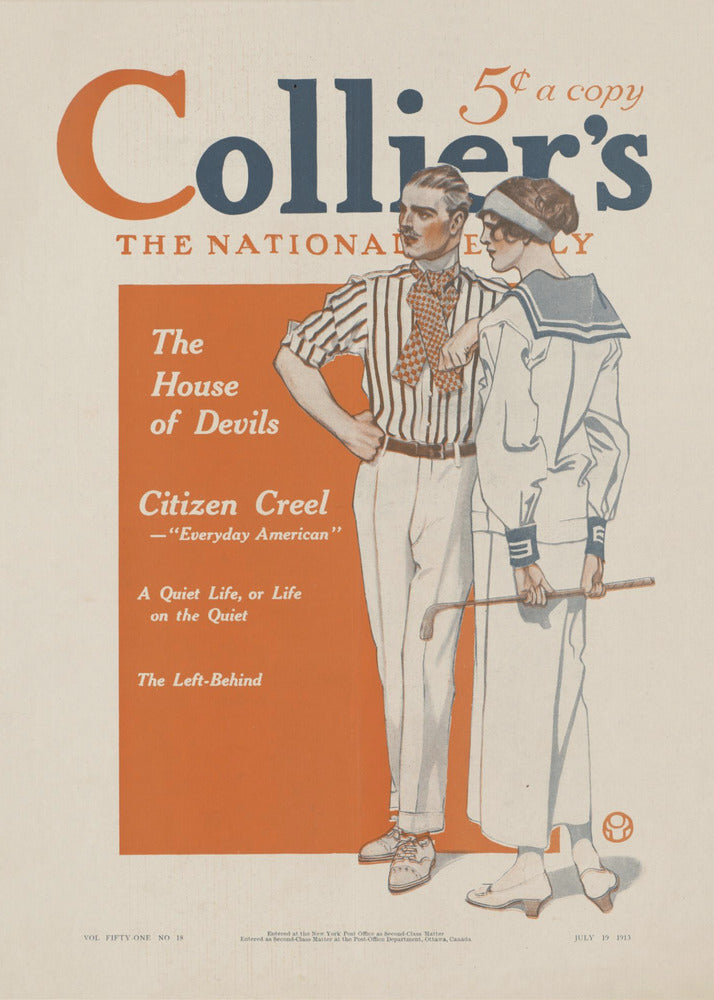 Collier's, The National. The House of Devils - Poster / Art Print