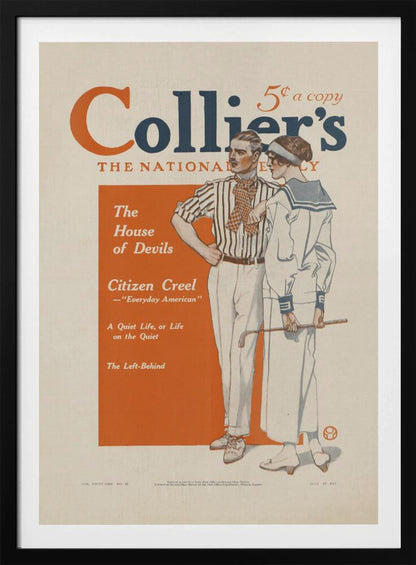Collier's, The National. The House of Devils - Poster / Art Print