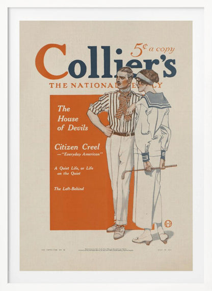Collier's, The National. The House of Devils - Poster / Art Print