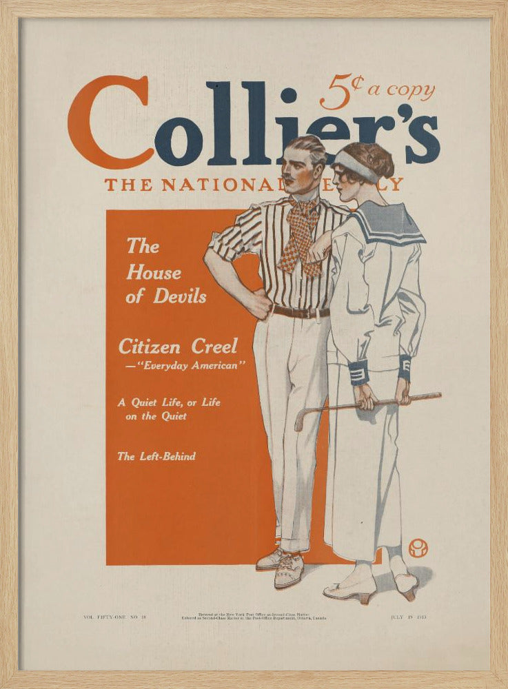 Collier's, The National. The House of Devils - Poster / Art Print
