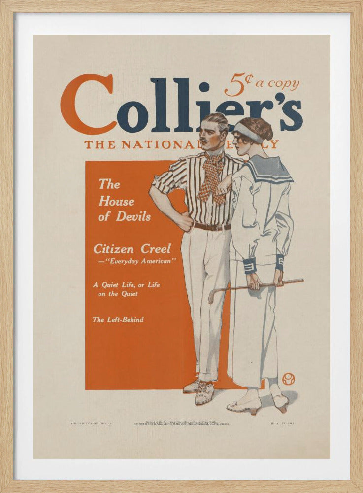 Collier's, The National. The House of Devils - Poster / Art Print