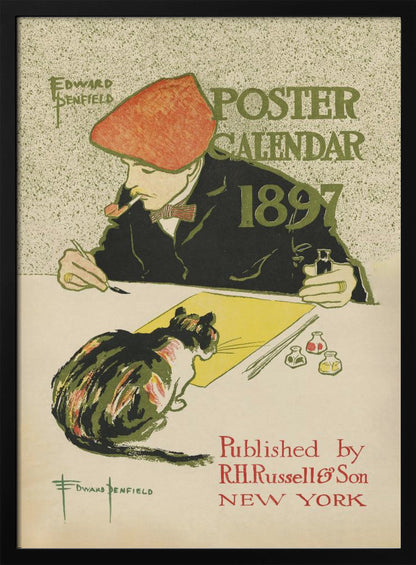 Edward Penfield Self Portrait - Poster / Art Print
