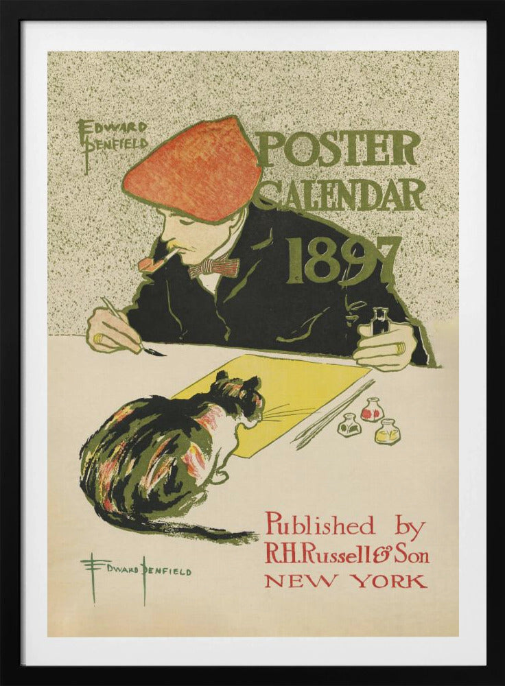 Edward Penfield Self Portrait - Poster / Art Print
