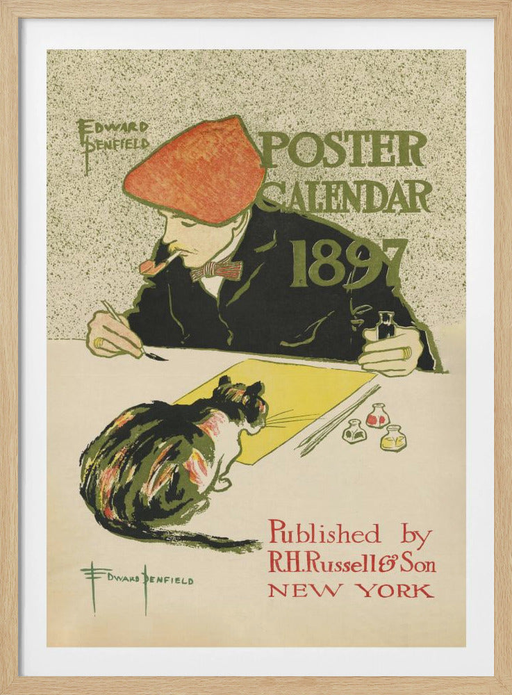 Edward Penfield Self Portrait - Poster / Art Print
