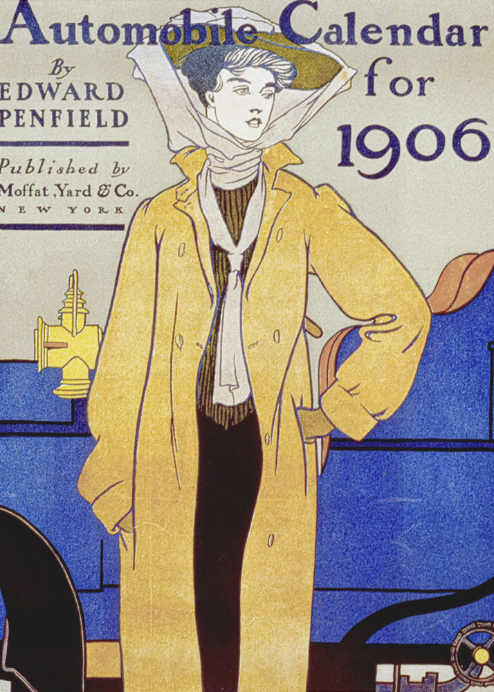 Edward Penfield's Automobile Calendar for 1906 - Poster / Art Print