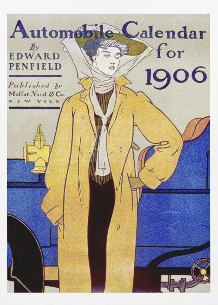 Edward Penfield's Automobile Calendar for 1906 - Poster / Art Print