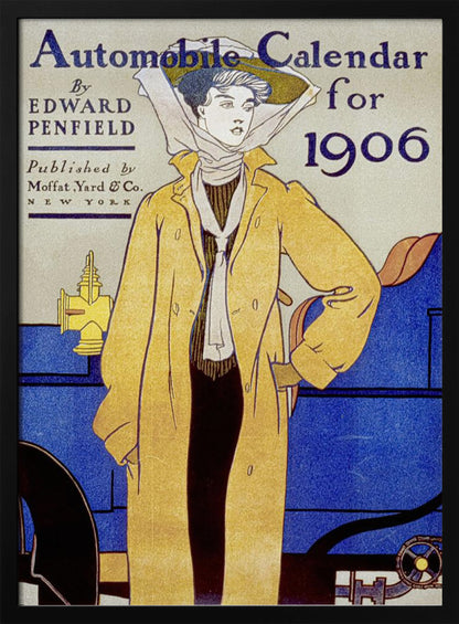 Edward Penfield's Automobile Calendar for 1906 - Poster / Art Print