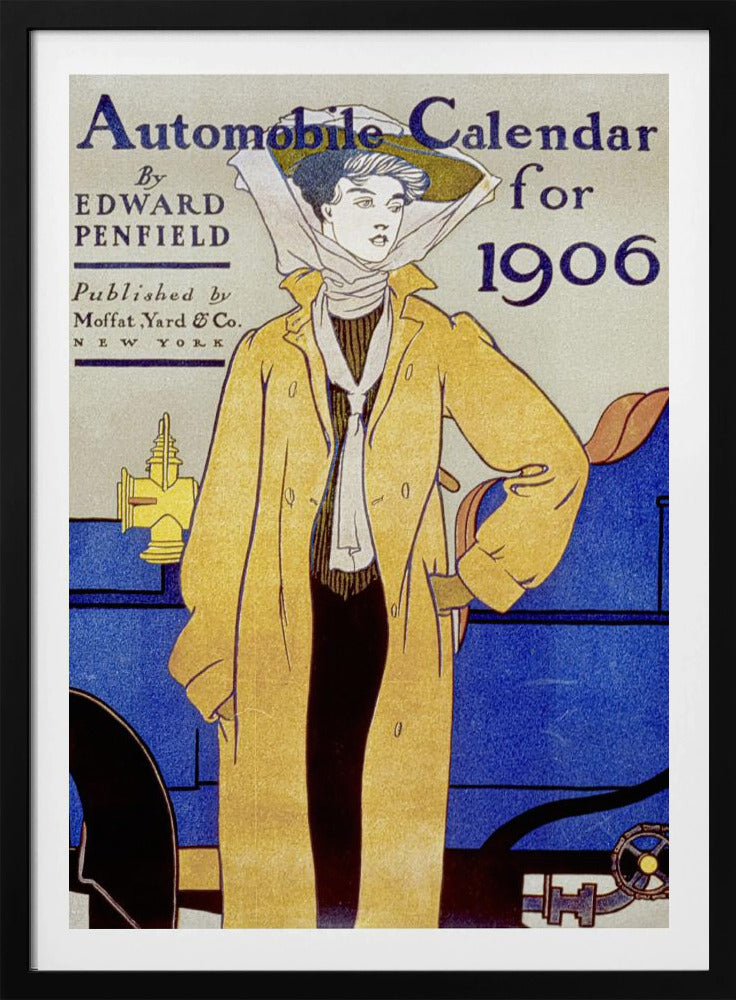 Edward Penfield's Automobile Calendar for 1906 - Poster / Art Print