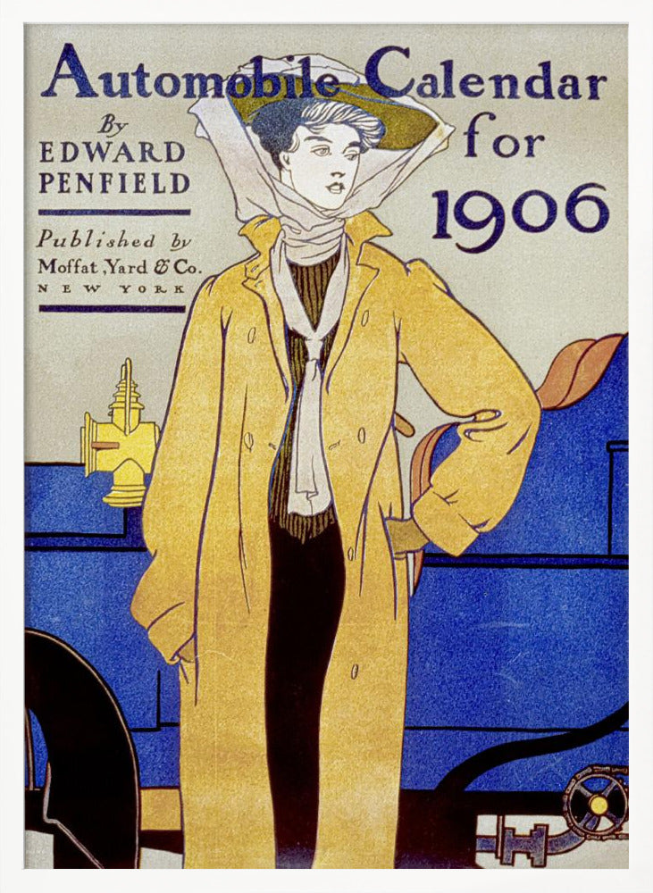 Edward Penfield's Automobile Calendar for 1906 - Poster / Art Print