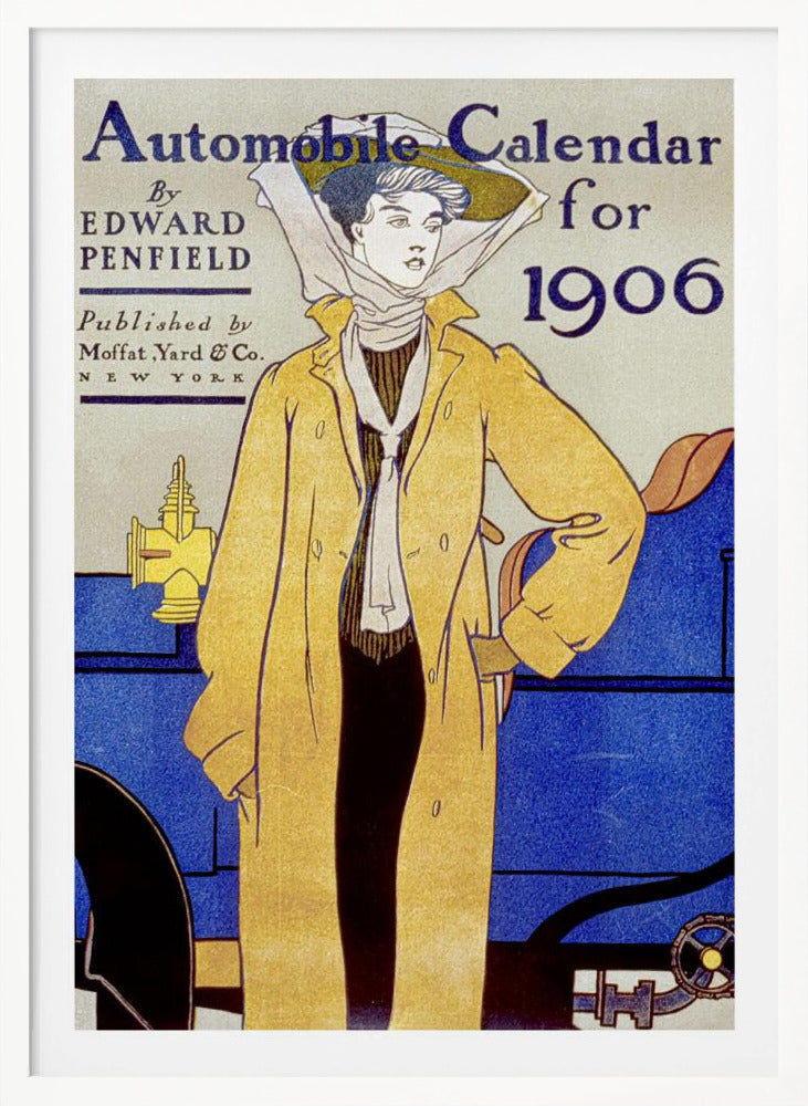Edward Penfield's Automobile Calendar for 1906 - Poster / Art Print