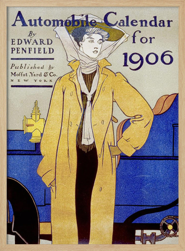 Edward Penfield's Automobile Calendar for 1906 - Poster / Art Print