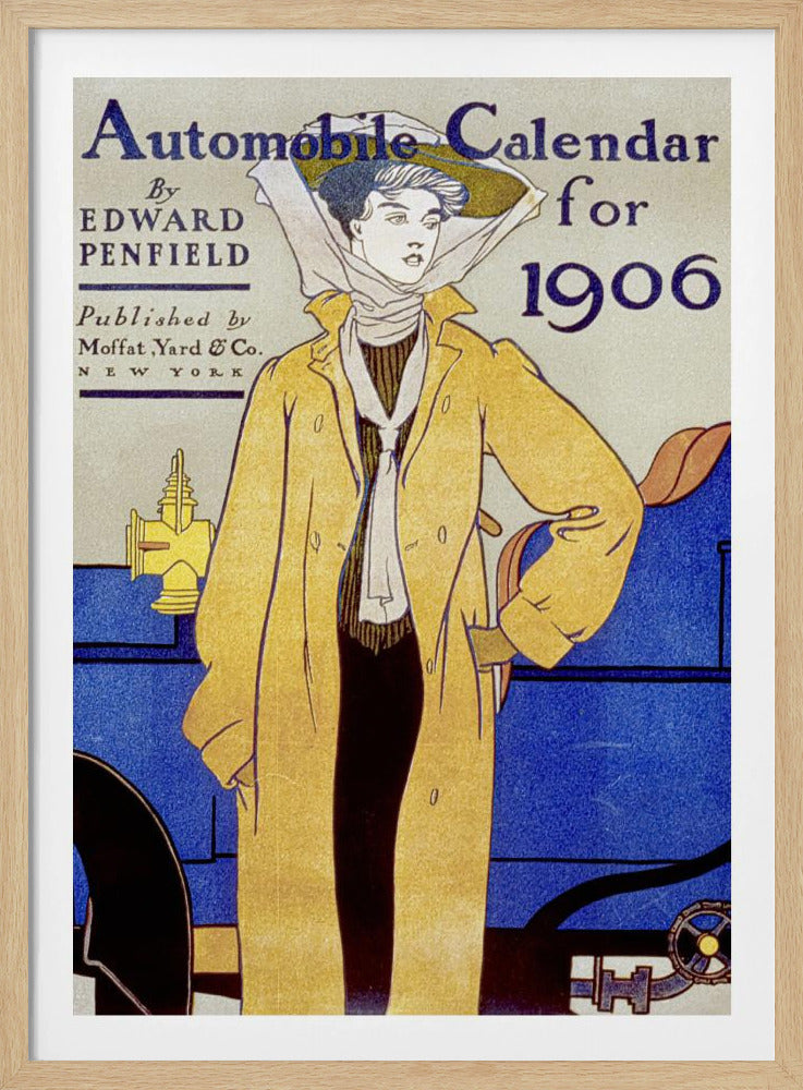 Edward Penfield's Automobile Calendar for 1906 - Poster / Art Print