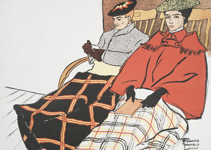 Man and Woman Sitting Together (1897) - Poster / Art Print