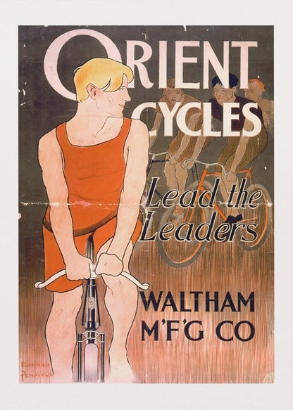 Orient Cycles Lead the Leaders - Poster / Art Print