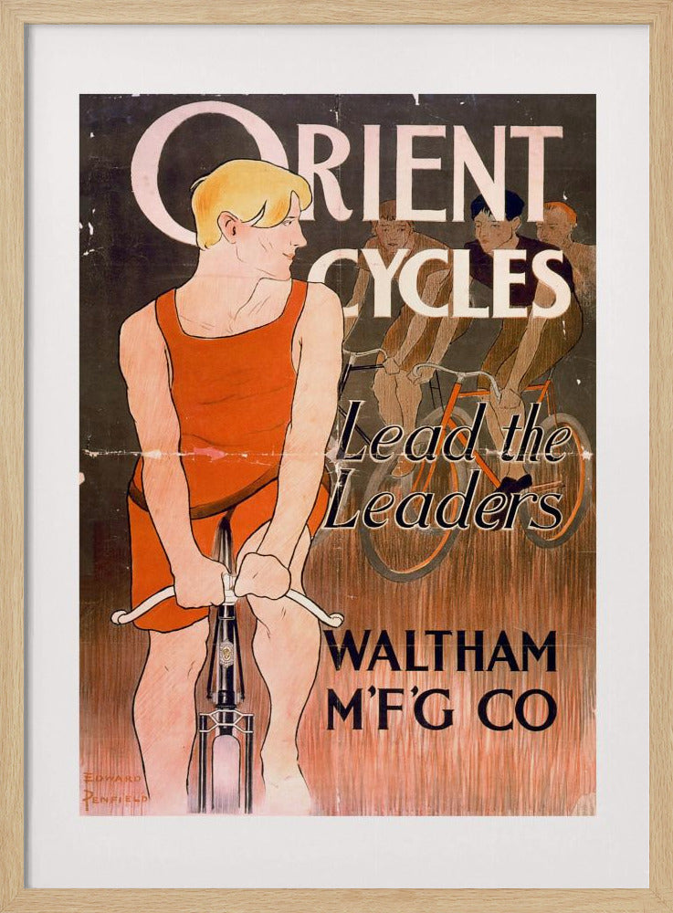 Orient Cycles Lead the Leaders - Poster / Art Print