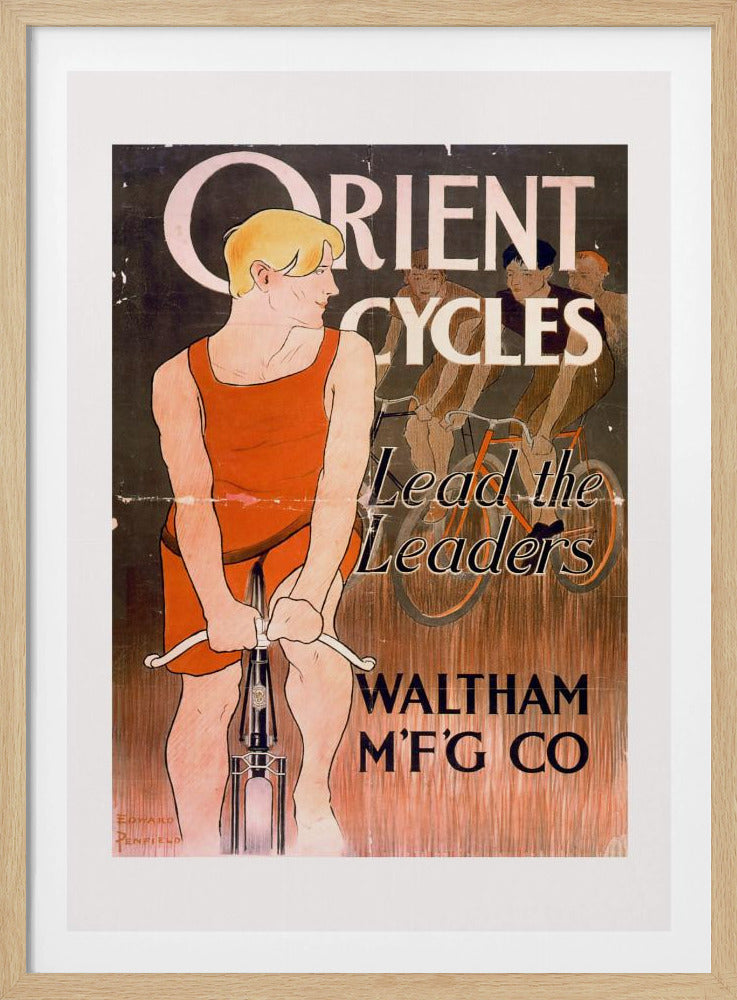 Orient Cycles Lead the Leaders - Poster / Art Print