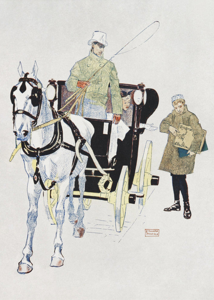 Vintage Carriage (1893) - Poster / Art Print