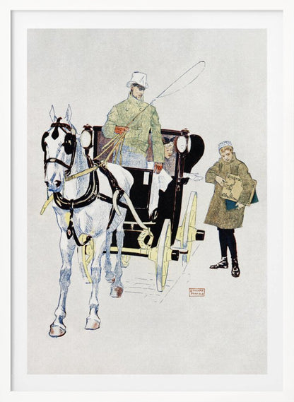 Vintage Carriage (1893) - Poster / Art Print