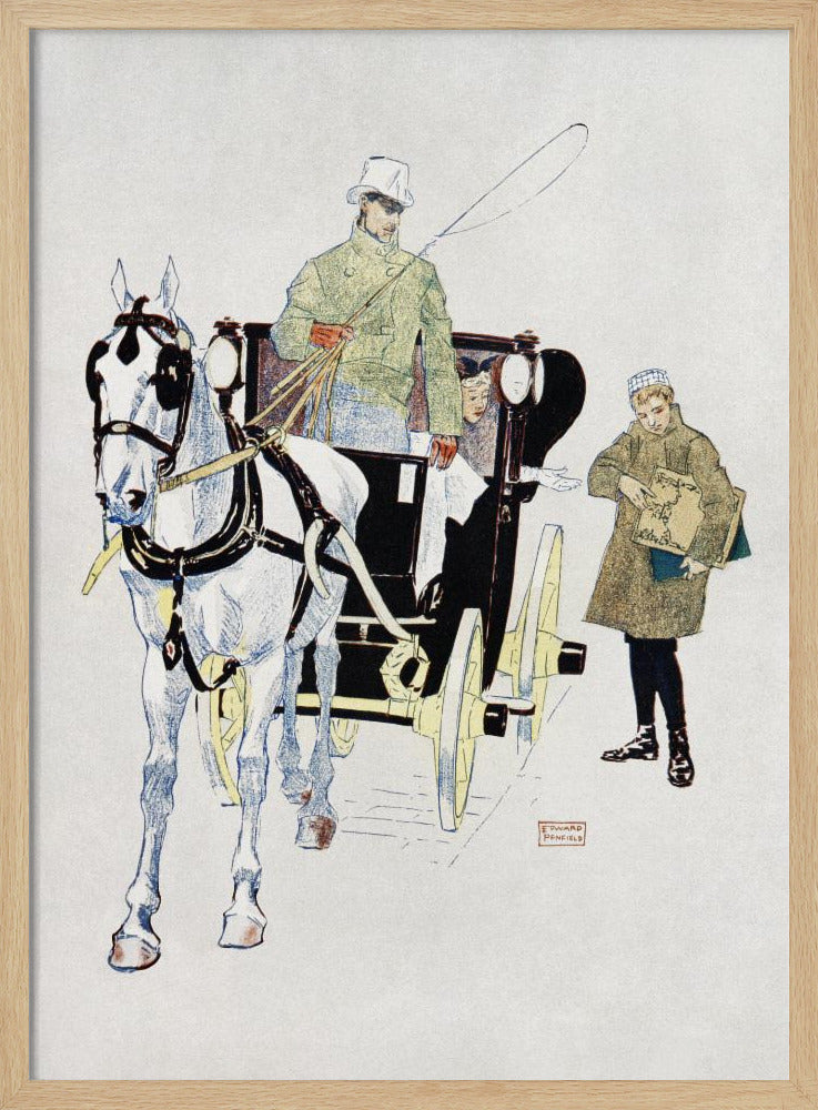 Vintage Carriage (1893) - Poster / Art Print