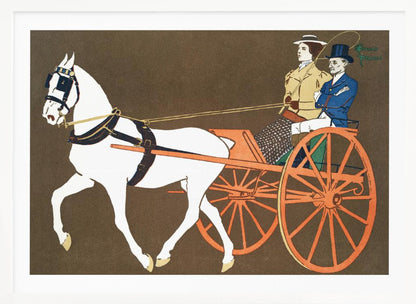 Women In Carriage (ca. 1890–1907) - Poster / Art Print