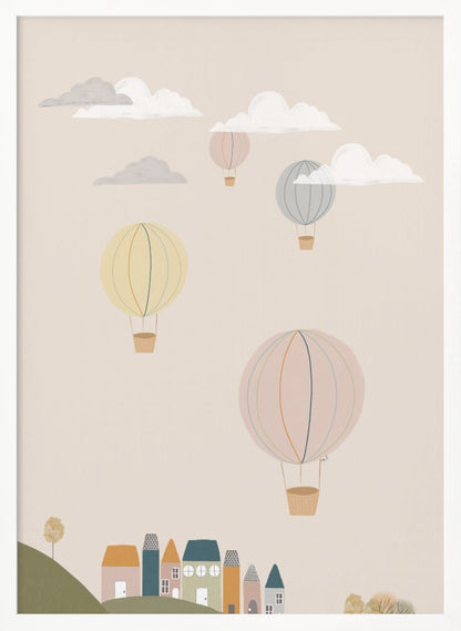 Hot Air Balloons 24x36 - Poster / Art Print