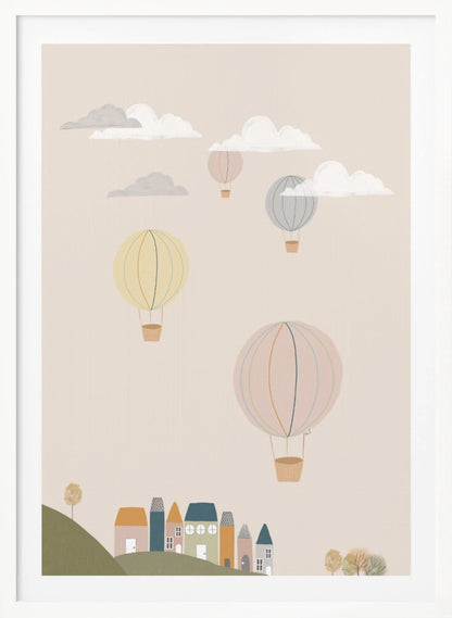 Hot Air Balloons 24x36 - Poster / Art Print