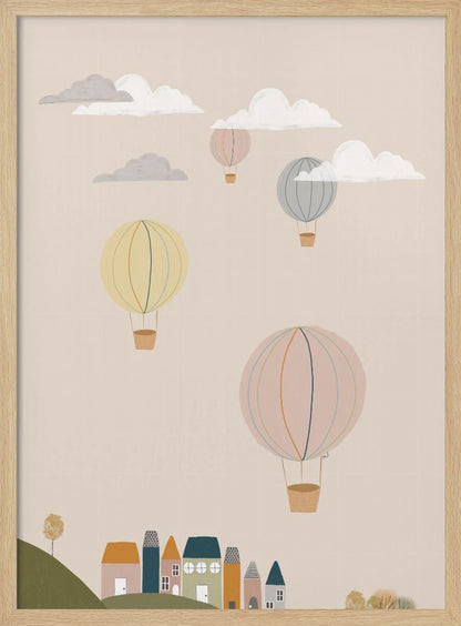 Hot Air Balloons 24x36 - Poster / Art Print