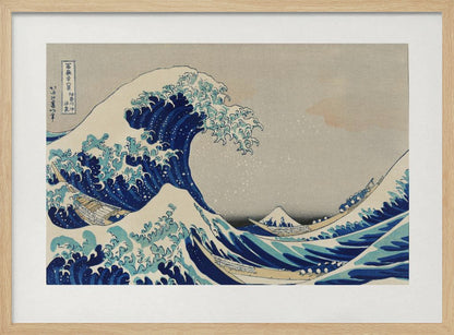 The wave - Kanazawa Oki Nami Ura - Poster / Art Print