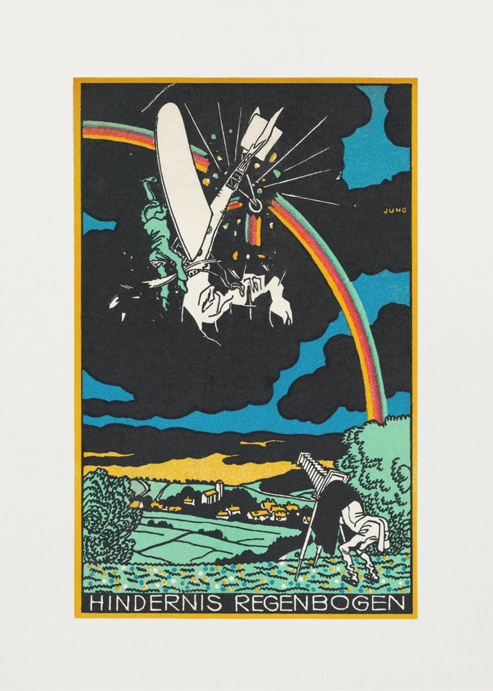 Rainbow Obstacle - Poster / Art Print