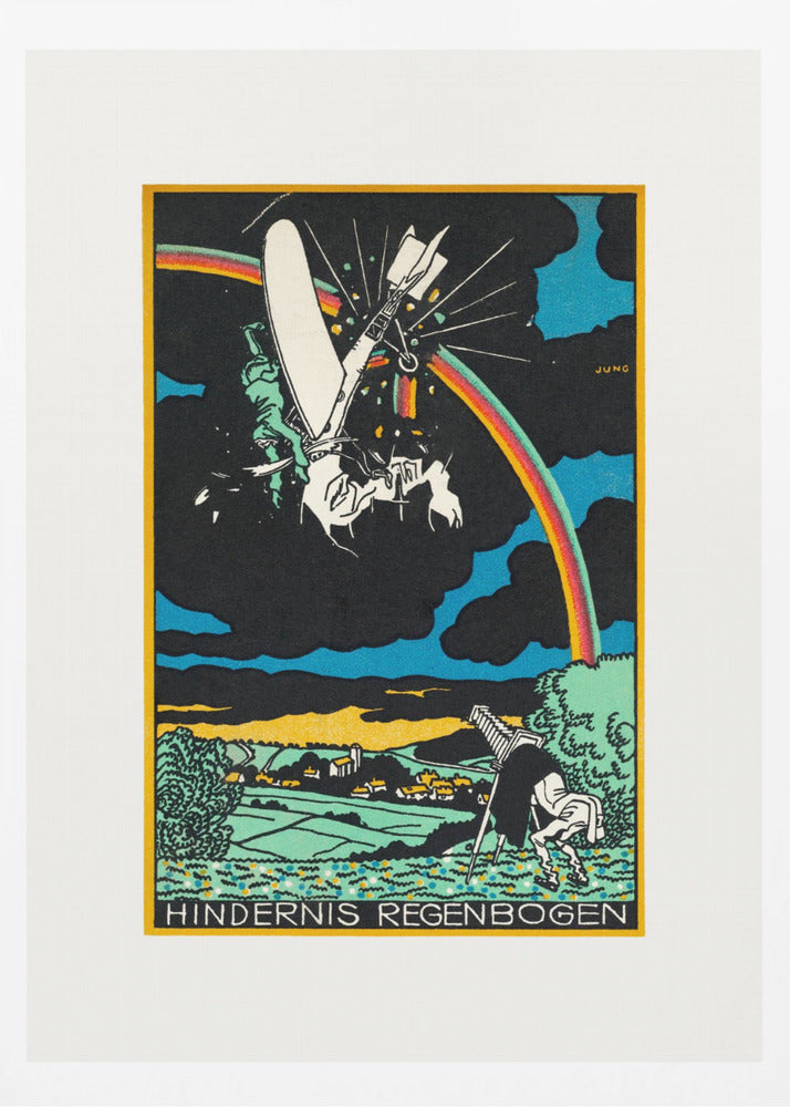 Rainbow Obstacle - Poster / Art Print