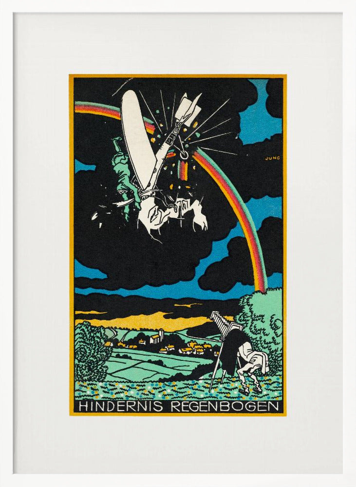 Rainbow Obstacle - Poster / Art Print
