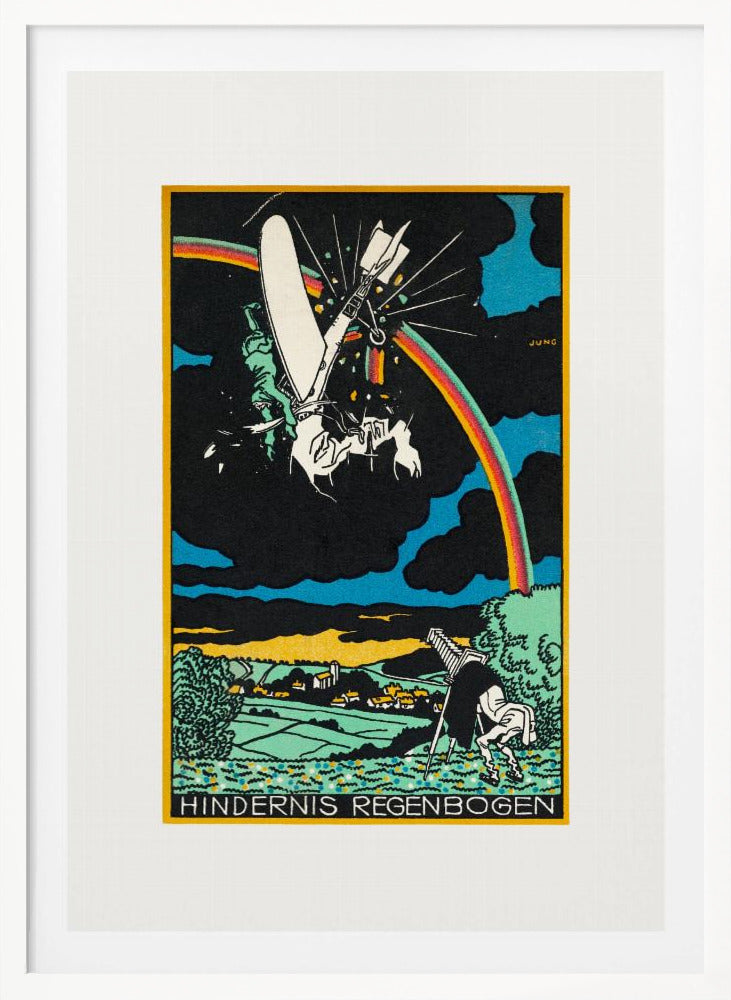 Rainbow Obstacle - Poster / Art Print