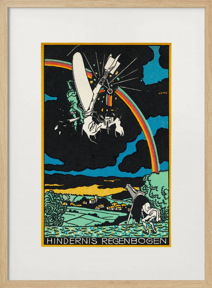 Rainbow Obstacle - Poster / Art Print
