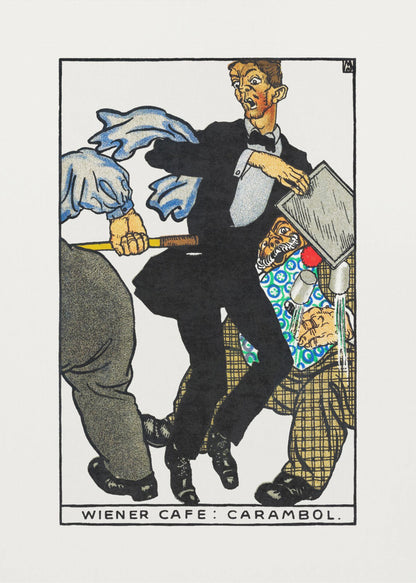 Viennese Café Carambole - Poster / Art Print