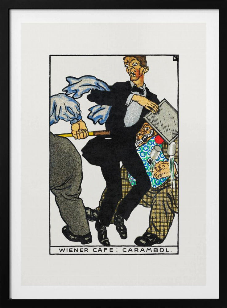 Viennese Café Carambole - Poster / Art Print