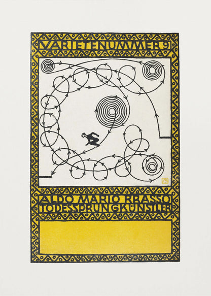Variety Act 9 Also Mario Brasso, leap of Death - Poster / Art Print