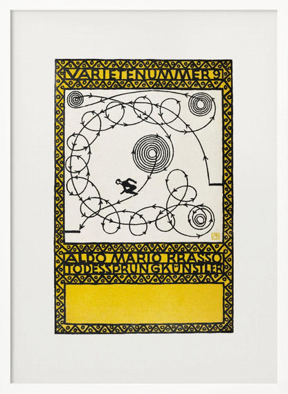 Variety Act 9 Also Mario Brasso, leap of Death - Poster / Art Print
