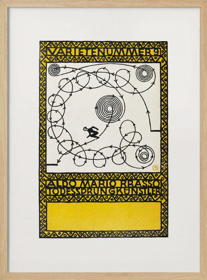Variety Act 9 Also Mario Brasso, leap of Death - Poster / Art Print