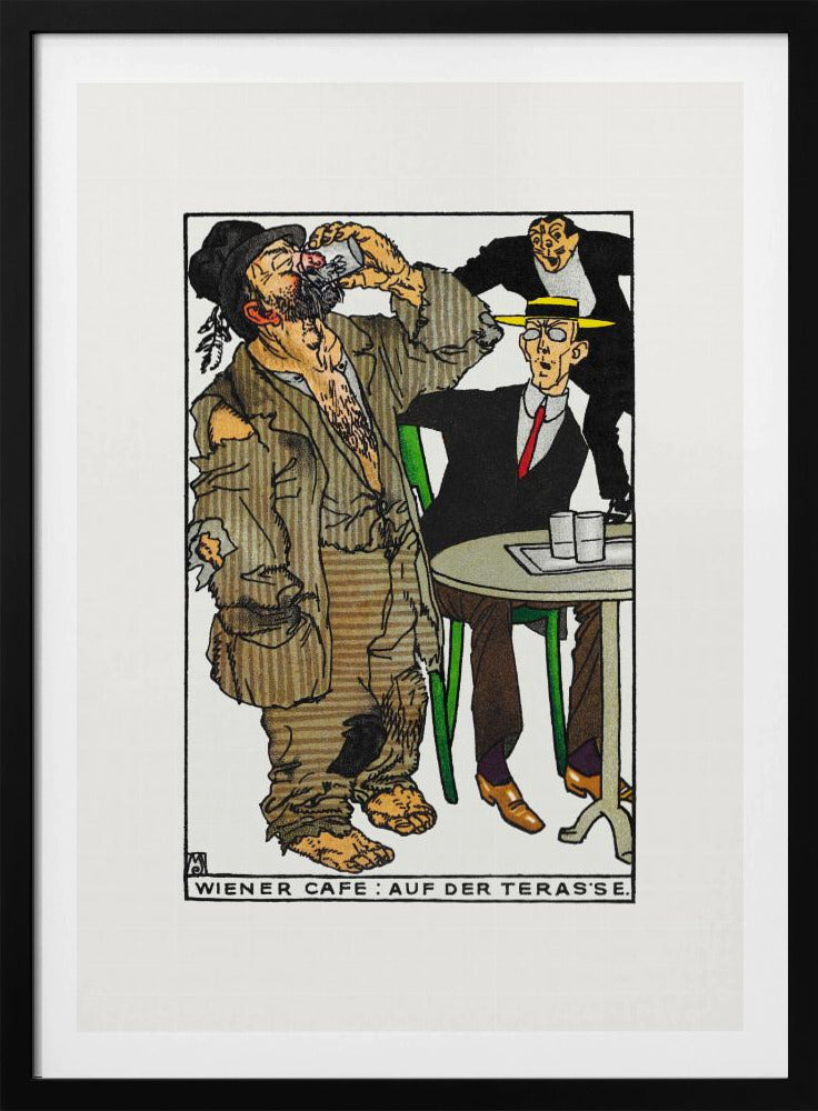 Viennese Café On the Terrace - Poster / Art Print