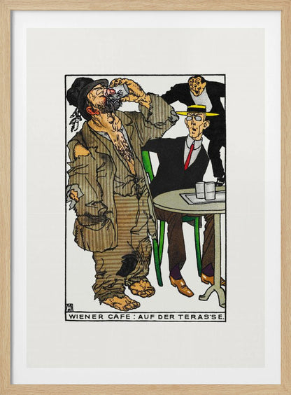 Viennese Café On the Terrace - Poster / Art Print