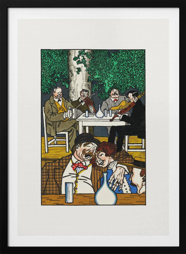 At the Heuriger - Poster / Art Print