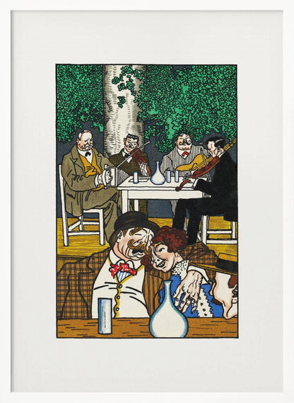 At the Heuriger - Poster / Art Print