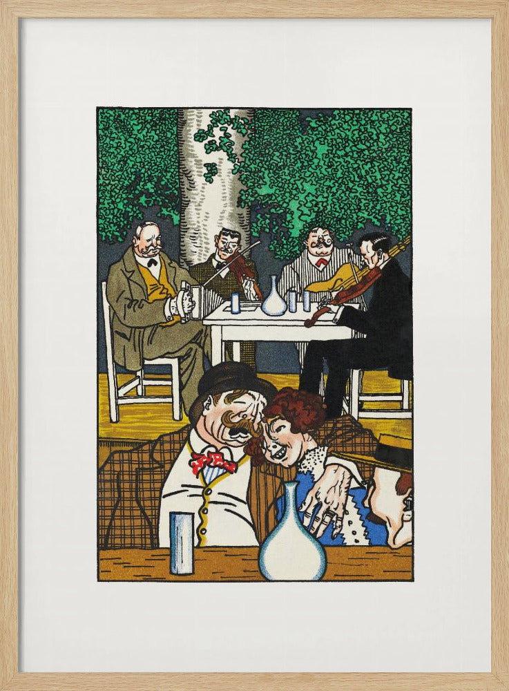 At the Heuriger - Poster / Art Print