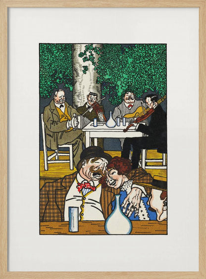 At the Heuriger - Poster / Art Print