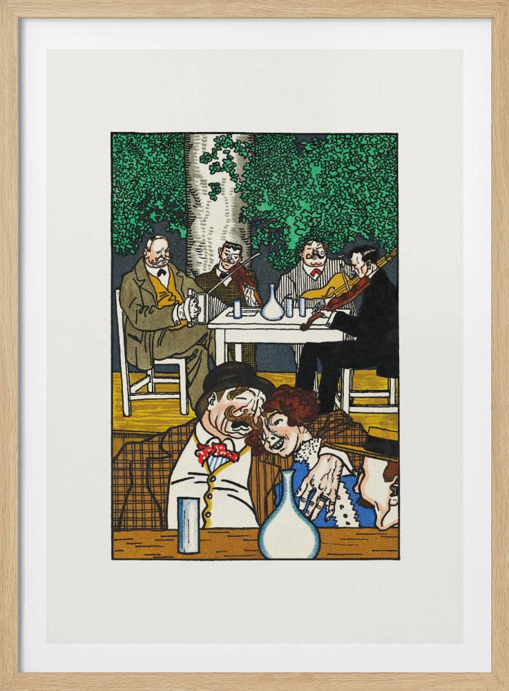 At the Heuriger - Poster / Art Print