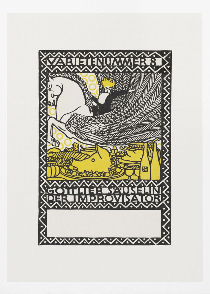 Gottlieb Säuselin the Improviser - Poster / Art Print