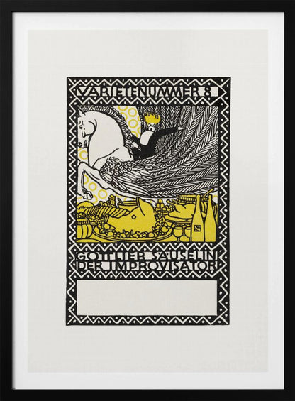 Gottlieb Säuselin the Improviser - Poster / Art Print